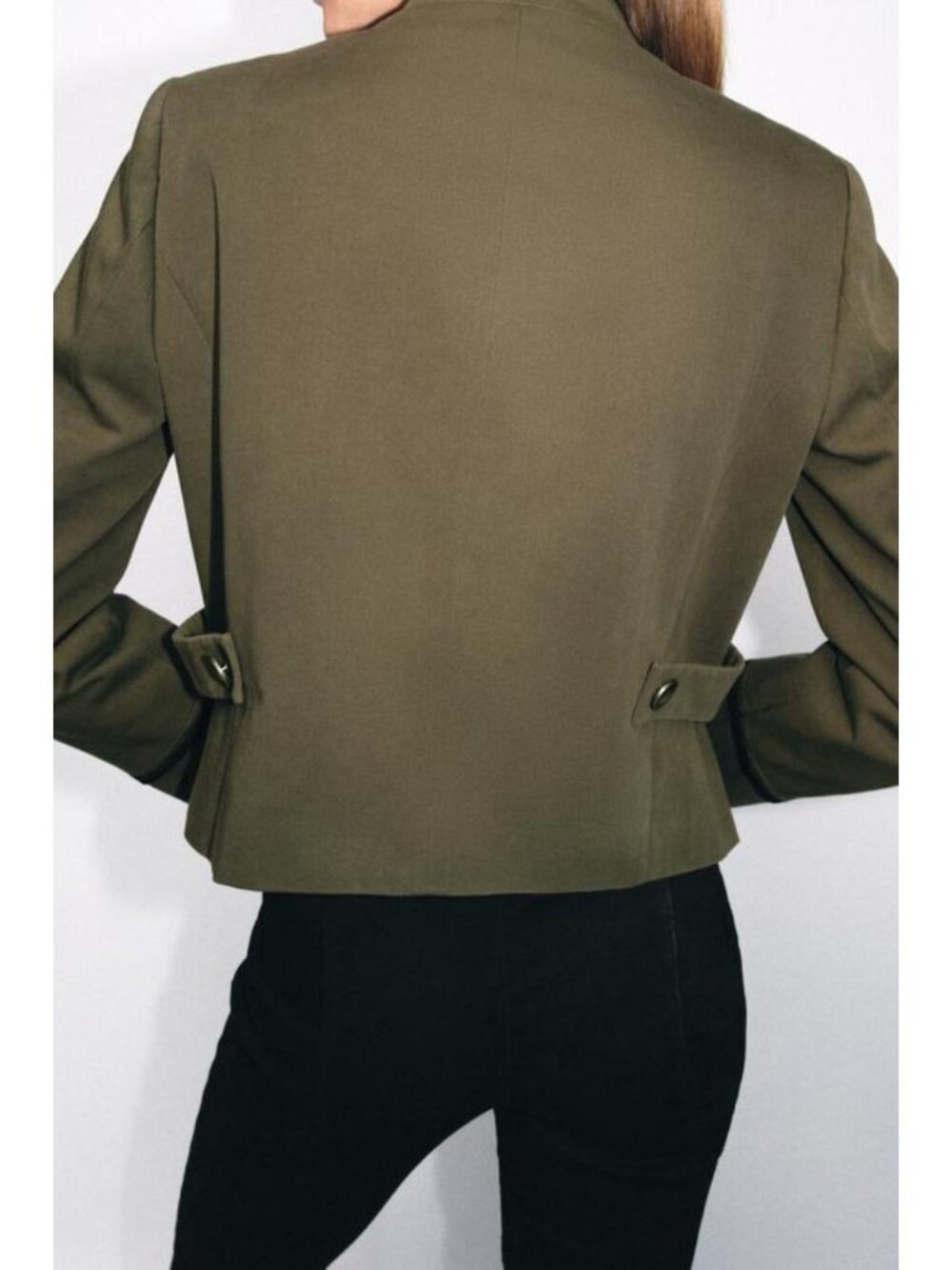 ZARA BLAZER WITH EPAULETS AND FIREMAN CLASP - Picture 4 of 8